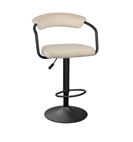 Scaun Bar SB-31 Catifea Camel MQCJ-3-B+Black Leg