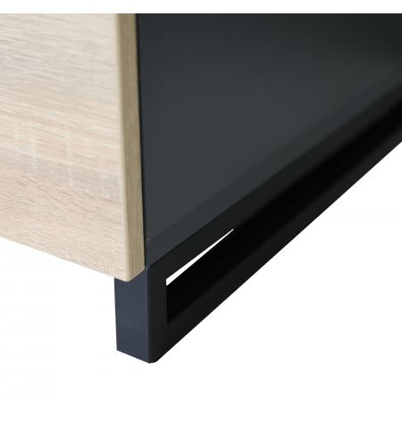 Dulap cu rame de aluminiu și iluminare LED