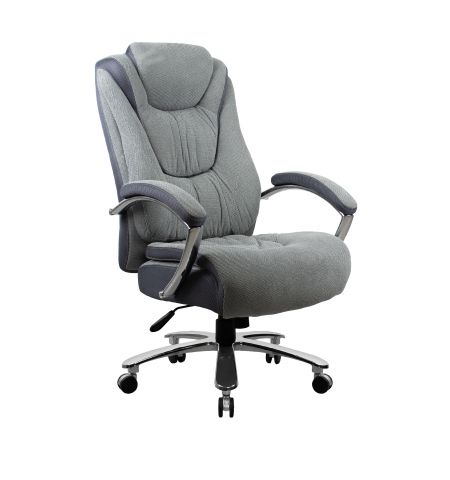 Fotoliu Birou Rico Grey/Crom