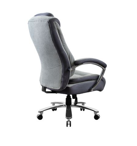 Fotoliu Birou Rico Grey/Crom