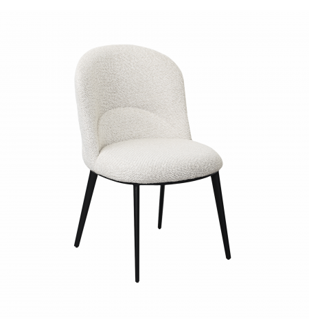 Scaun Chloe Beige K40 + Black Legs