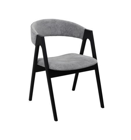 Scaun Rustic Grey+Black Legs