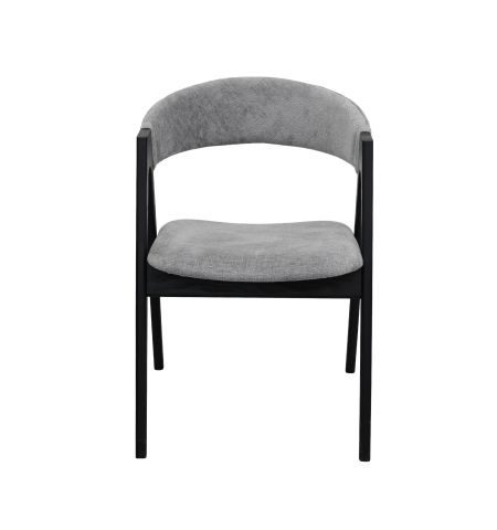 Scaun Rustic Grey+Black Legs