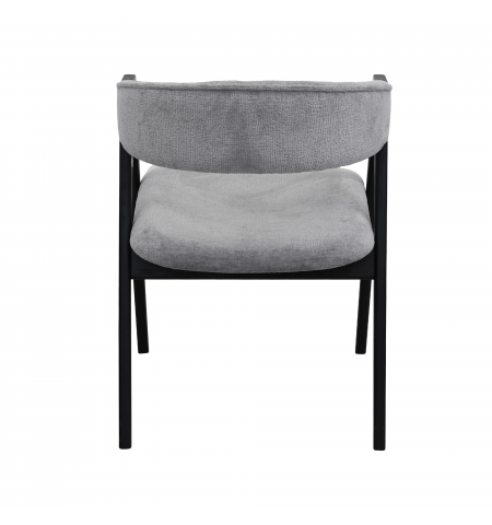 Scaun Rustic Grey+Black Legs