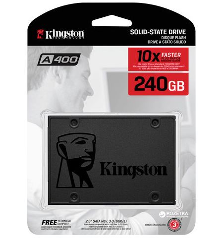 SSD 2.5" Kingston A400 240GB (SA400S37/240G)