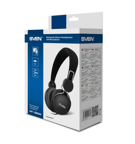 Casti SVEN AP-320M Black