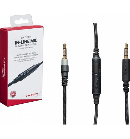Microfon HYPERX In-Line Mic Cloud Alpha Edition (HX-ILMICCA-BK) Microfon HYPERX In-Line Mic Cloud Alpha Edition (HX-ILMICCA-BK)