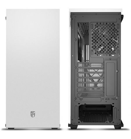 Carcasa DEEPCOOL MACUBE 310 WH / w/oPSU / Side panel / 1x 120mm fan / ATX / White Carcasa DEEPCOOL MACUBE 310 WH / w/oPSU / Side panel / 1x 120mm fan / ATX / White