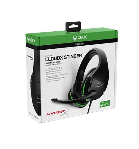 Casti Gaming HyperX CloudX Stinger, Black/Green, [HX-HSCSX-BK/WW]