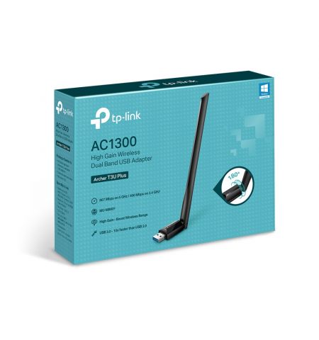 USB 3.0 / Wi-Fi 5 Adapter / TP-LINK Archer T3U Plus/  Dual Band AC1300