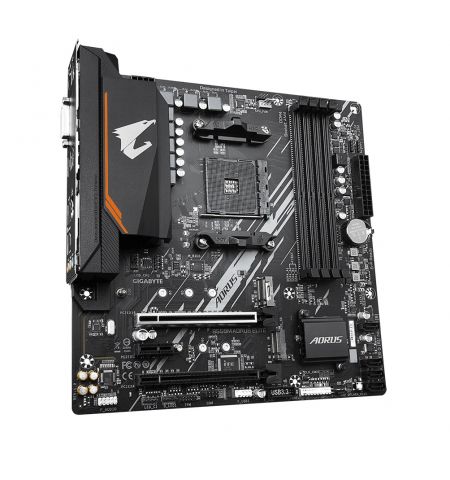 GIGABYTE B550M AORUS Elite, Socket AM4, AMD B550, Dual 4xDDR4-4733, APU AMD graphics, DVI, HDMI, 1xPCIe4.0 X16, 4xSATA3, RAID, 2xM.2PCIe 4.0, 1xPCIeX1, ALC887 HDA, GbE LAN, 6xUSB3.2, RGB Fusion 2.0, ATX GIGABYTE B550M AORUS Elite, Socket AM4, AMD B550, Dual 4xDDR4-4733, APU AMD graphics, DVI, HDMI, 1xPCIe4.0 X16, 4xSATA3, RAID, 2xM.2PCIe 4.0, 1xPCIeX1, ALC887 HDA, GbE LAN, 6xUSB3.2, RGB Fusion 2.0, ATX