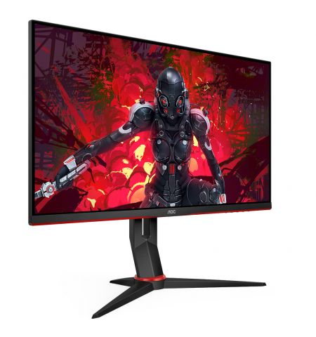 23.8" Gaming monitor AOC  C24G2U/BK / 1ms / Curved / 165Hz / Black/Red