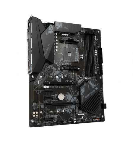 GIGABYTE B550 GAMING X V2, Socket AM4, AMD B550, 10+3Phases, Dual 4xDDR4-4733, APU AMD graphics, HDMI, DVI, 2xPCIe 4.0 X16, 4xSATA3, RAID, 2xM.2PCIe 4.0, 3xPCIeX1, ALC887 HDA, GbE LAN, 1xUSB3.2 Gen2, 5xUSB3.2 +1xType-C, RGB Fusion 2.0, ATX GIGABYTE B550 GAMING X V2, Socket AM4, AMD B550, 10+3Phases, Dual 4xDDR4-4733, APU AMD graphics, HDMI, DVI, 2xPCIe 4.0 X16, 4xSATA3, RAID, 2xM.2PCIe 4.0, 3xPCIeX1, ALC887 HDA, GbE LAN, 1xUSB3.2 Gen2, 5xUSB3.2 +1xType-C, RGB Fusion 2.0, ATX