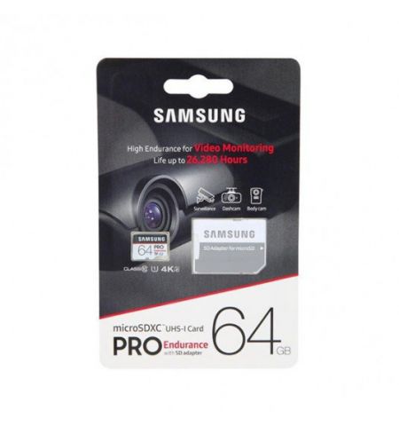 Card de memorie Samsung PRO Endurance microSD 64GB Card de memorie Samsung PRO Endurance microSD 64GB