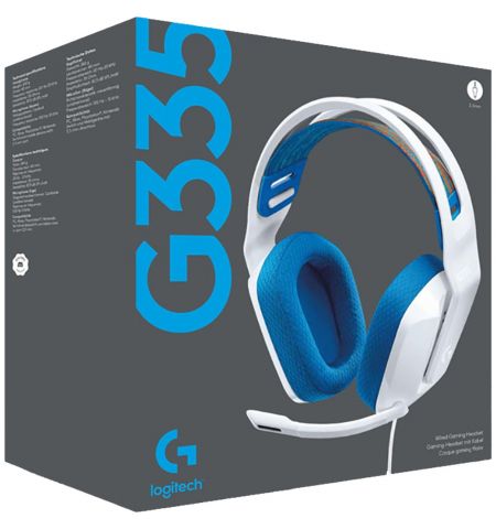 Casti Logitech Gaming Headset G335, White