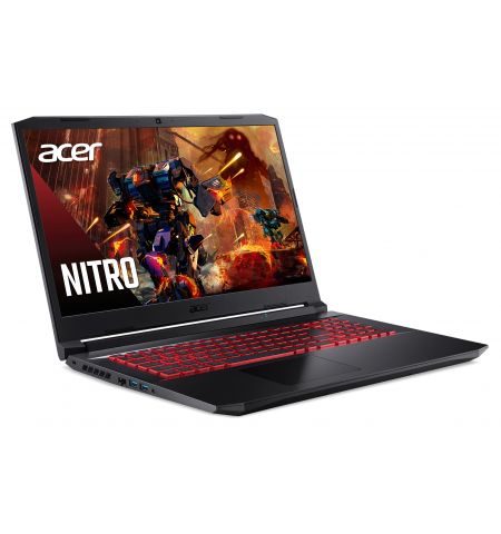 Laptop Gaming 17.3" ACER Nitro AN517-54 (NH.QF6EU.005) / Intel Core i5 / 8GB / 512GB SSD+HDD Kit / RTX3050Ti / Shale Blac Laptop Gaming 17.3" ACER Nitro AN517-54 (NH.QF6EU.005) / Intel Core i5 / 8GB / 512GB SSD+HDD Kit / RTX3050Ti / Shale Blac