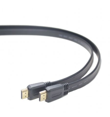 Cable HDMI  CC-HDMI4F-6, 1.8 m, High speed HDMI flat cable with Ethernet, Supports 4K UHD resolutions at 60 Hz, 1.8 m, black color Cable HDMI  CC-HDMI4F-6, 1.8 m, High speed HDMI flat cable with Ethernet, Supports 4K UHD resolutions at 60 Hz, 1.8 m, black color