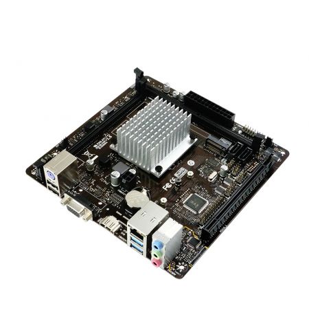 BIOSTAR J4105NHU, MB + CPU onboard: Quad-core Celeron J4105 4C/4T(1.50-2.50GHz), Dual 2xDDR4-2400 (up to 8GB), Intel UHD Graphics 600, VGA, HDMI, 1xPCIe X16, 2xSATA3, 1xM.2 Slot, Realtek ALC887 HDA, COM & LPT Headers, 1xGbE LAN, 2xUSB3.2, 6xUSB 2.0, Mini- BIOSTAR J4105NHU, MB + CPU onboard: Quad-core Celeron J4105 4C/4T(1.50-2.50GHz), Dual 2xDDR4-2400 (up to 8GB), Intel UHD Graphics 600, VGA, HDMI, 1xPCIe X16, 2xSATA3, 1xM.2 Slot, Realtek ALC887 HDA, COM & LPT Headers, 1xGbE LAN, 2xUSB3.2, 6xUSB 2.0, Mini-