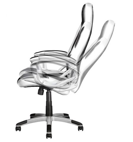 Fotoliu Gaming  Trust GXT 705W Ryon / 150kg / 160-190cm / White/Black