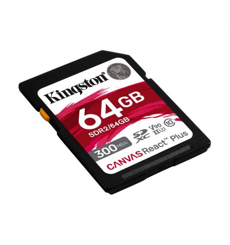 Card de memorie Kingston Canvas React Plus SD 64GB
