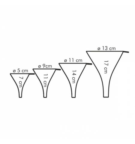 420596 Set pilnii cu sita Presto, 4 buc