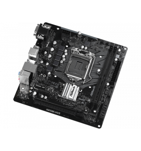 MB ASRock H410M-HVS, Socket 1200, Intel H410 , Dual 2xDDR4-2933, CPU Intel graphics, VGA, HDMI, 1xPCIe X16, 1xPCIe 2.0 x1, 6xSATA3, ALC887 HDA, GbE LA MB ASRock H410M-HVS, Socket 1200, Intel H410 , Dual 2xDDR4-2933, CPU Intel graphics, VGA, HDMI, 1xPCIe X16, 1xPCIe 2.0 x1, 6xSATA3, ALC887 HDA, GbE LA