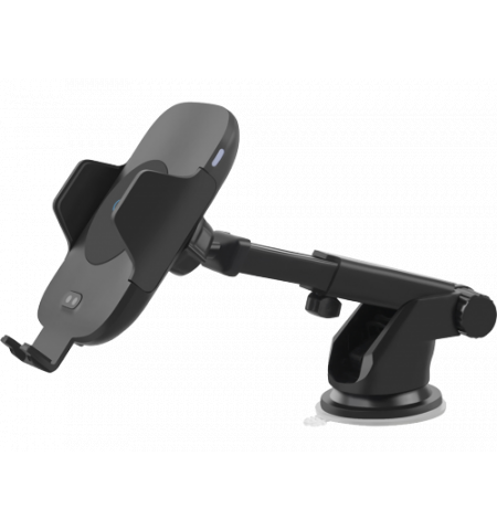 Wireless car charger + automatic mount, WCCM, Total power: 10W, Max output: 1.2A, Type-C input, cable included, Tellur Black  TLL151201 Wireless car charger + automatic mount, WCCM, Total power: 10W, Max output: 1.2A, Type-C input, cable included, Tellur Black  TLL151201