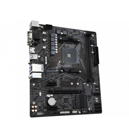 MB GIGABYTE A520M S2H, Socket AM4, AMD A520, Dual 2xDDR4-5100, APU AMD graphics, VGA, DVI, HDMI, 1xPCIe X16, 4xSATA3, RAID, 1xM.2, 2xPCIe X1, ALC887 H MB GIGABYTE A520M S2H, Socket AM4, AMD A520, Dual 2xDDR4-5100, APU AMD graphics, VGA, DVI, HDMI, 1xPCIe X16, 4xSATA3, RAID, 1xM.2, 2xPCIe X1, ALC887 H