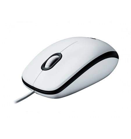 Logitech M100 White Optical Mouse, USB, Retail Logitech M100 White Optical Mouse, USB, Retail