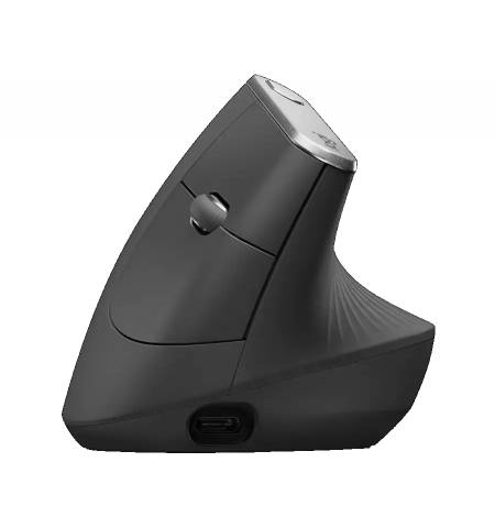 Logitech Wireless Mouse MX Vertical Advanced Ergonomic Graphite,  2.4, GHz and Bluetooth, 4 Customizable buttons, Precision wheel, Rechargeable Li-Po Logitech Wireless Mouse MX Vertical Advanced Ergonomic Graphite,  2.4, GHz and Bluetooth, 4 Customizable buttons, Precision wheel, Rechargeable Li-Po