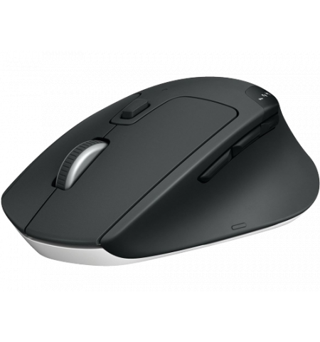Logitech Bluetooth Mouse M720 Triathlon, Black/White, Optical Mouse, Multi-device, Hyper-fast scrolling, Switching seamlessly between 3 computers, Blu Logitech Bluetooth Mouse M720 Triathlon, Black/White, Optical Mouse, Multi-device, Hyper-fast scrolling, Switching seamlessly between 3 computers, Blu
