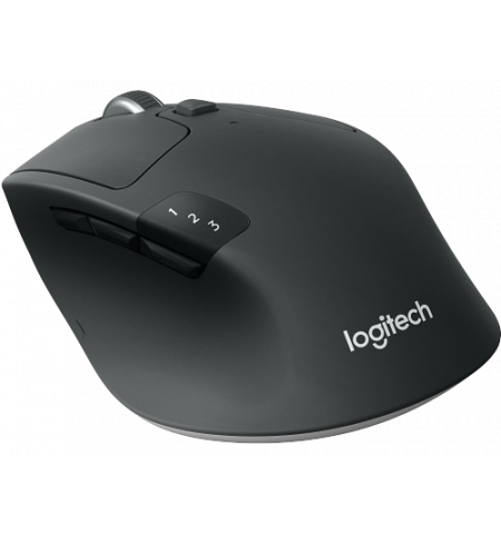 Logitech Bluetooth Mouse M720 Triathlon, Black/White, Optical Mouse, Multi-device, Hyper-fast scrolling, Switching seamlessly between 3 computers, Blu Logitech Bluetooth Mouse M720 Triathlon, Black/White, Optical Mouse, Multi-device, Hyper-fast scrolling, Switching seamlessly between 3 computers, Blu
