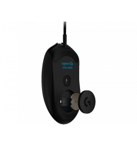 Logitech Gaming Mouse G403 Hero 16 000 dpi, Mechanical Button Tensioning System, 6 programmable buttons, Optional 10-gram weight, Lightsync RGB, Braid Logitech Gaming Mouse G403 Hero 16 000 dpi, Mechanical Button Tensioning System, 6 programmable buttons, Optional 10-gram weight, Lightsync RGB, Braid