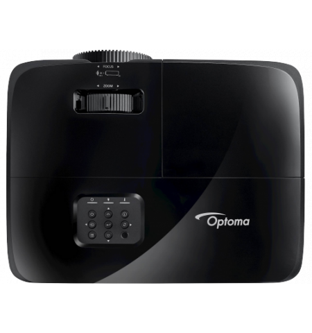 Optoma S343e  DLP 3D, SVGA, 800x600, Throw Ratio 1.94 - 2.16:1, Distance: 1,2-12m, 22000:1, 3800Lm, 15 000 hrs (Eco+), HDMI, VGA, USB, 10W Speakers, b