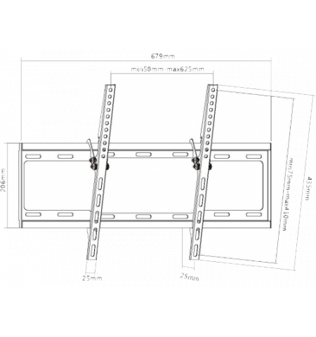 SBOX PLB-3446T Suport TV perete 37''-70'' ,VESA 600 x 400 ,greutate suportata 35kg SBOX PLB-3446T Suport TV perete 37''-70'' ,VESA 600 x 400 ,greutate suportata 35kg