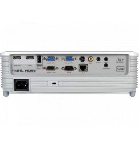 Optoma W400+  DLP 3D, WXGA, 1280x800, Throw Ratio 1.19 - 1.54:1, Distance: 1,2-12m, 22000:1, 4000Lm, 7 000 hrs (Eco+), HDMI, HDMI (MHL), 2xVGA, USB, 1
