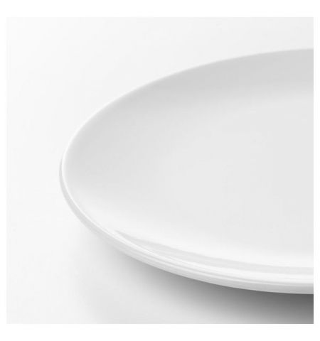 Farfurie ceramica intinsa FRANKFURT 26 cm, alb