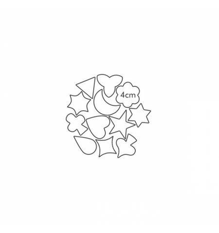 631322 Forme pentru copt mare DELICIA, 12 buc