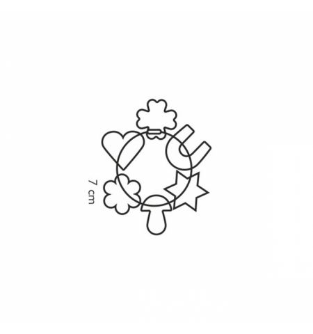 631380 Forme pentru copt pe inel DELICIA, 6 buc