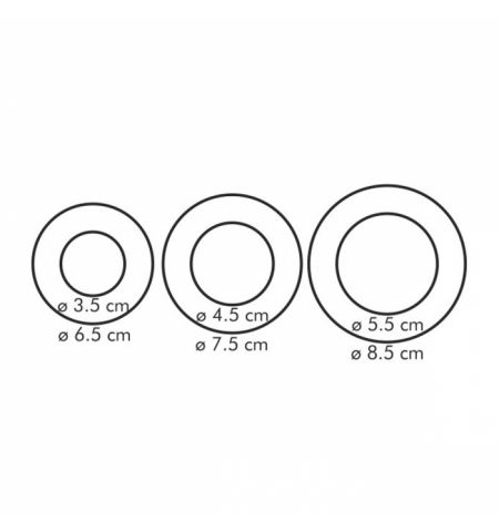 630860 Forme biscuiti cu 2 parti DELICIA, 6 buc