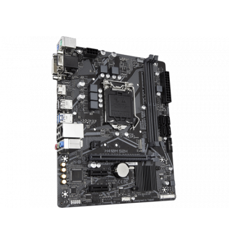 MB Gigabyte H410M S2H, Socket 1200, Intel H410 , Dual 2xDDR4-2933, CPU Intel graphics, VGA, HDMI, DVI-D, 1xPCIe X16, 2xPCIe 2.0 x1, 1x M.2, 4xSATA3, A MB Gigabyte H410M S2H, Socket 1200, Intel H410 , Dual 2xDDR4-2933, CPU Intel graphics, VGA, HDMI, DVI-D, 1xPCIe X16, 2xPCIe 2.0 x1, 1x M.2, 4xSATA3, A