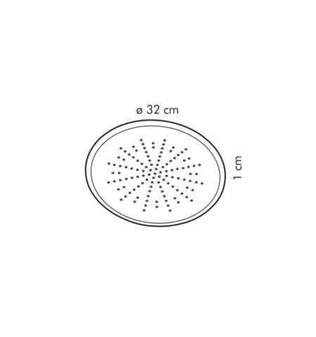 623122 Tava perforata pentru pizza DEL?CIA ¤ 32 cm