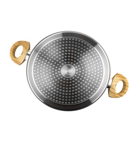 Cratita aluminiu cu capac sticla HITT Brut 2.5l, 20x8.3 cm, HBС-20