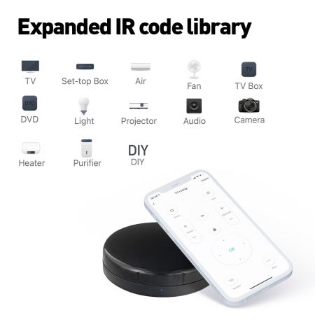 Senzor Tellur Smart IR Wi-Fi Remote Control Temperature Humidity  TLL331241