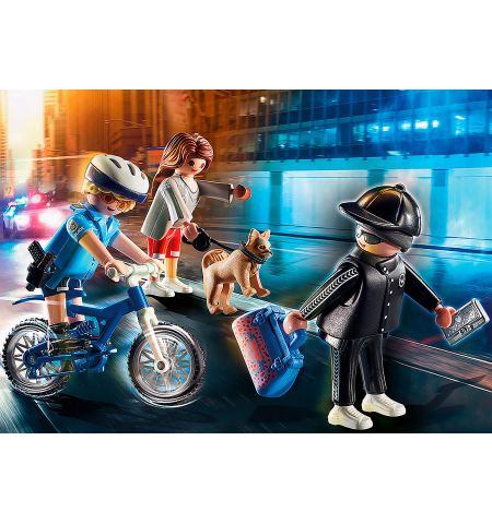 PM70573 Police Bicycle with Thief PM70573 Police Bicycle with Thief