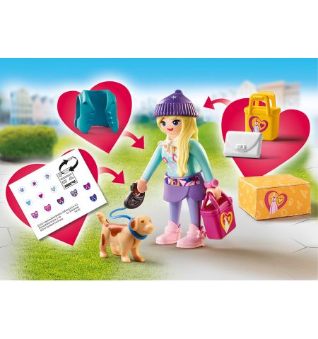 PM70595 Fashionista with Dog PM70595 Fashionista with Dog