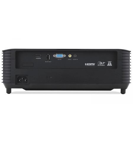 ACER X138WHP (MR.JR911.00Y) DLP 3D, WXGA, 1280x800, 20000:1, 4000Lm, 6000hrs (Eco), HDMI, VGA, USB, 3W Mono Speaker, Audio Line-out