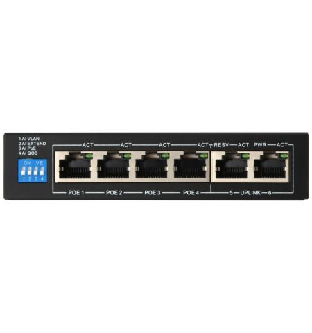 Comutator FoxGate Watchdog PoE S5904P-FE2-AI (60W) Comutator FoxGate Watchdog PoE S5904P-FE2-AI (60W)