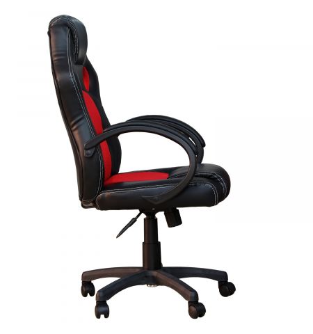 Gaming chair SPACER  SPCH-CHAMP-RED  Black-Red, Synthetic PU + Textil, 120 kg max