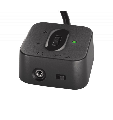 Speakers 2.1  Logitech Z213, 7W (4W + 2x1.5W)  Power and volume controls on wired control pod, bass control on back of subwoofer, Black Speakers 2.1  Logitech Z213, 7W (4W + 2x1.5W)  Power and volume controls on wired control pod, bass control on back of subwoofer, Black